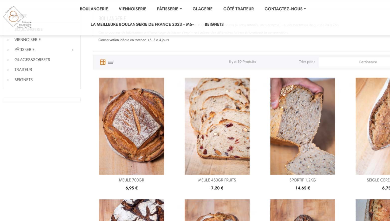 refonte d'un site e-commerce pour une boulangerie pâtisserie à strasbourg